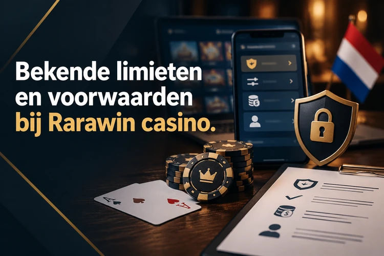 Bekende limieten en voorwaarden bij Rarawin casino