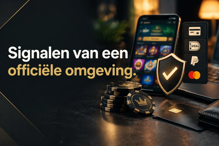 Signalen van een officiële omgeving